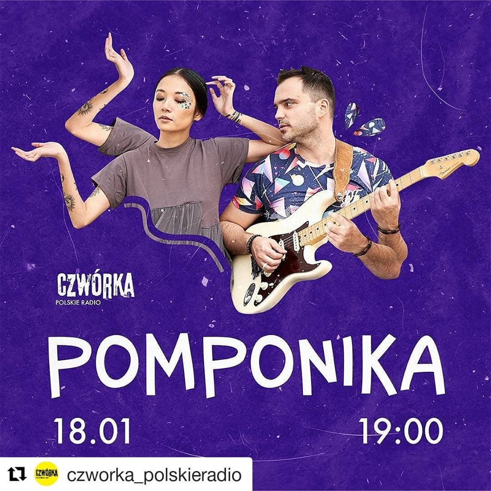 Koncert Pomponika w radiowej Czwórce!