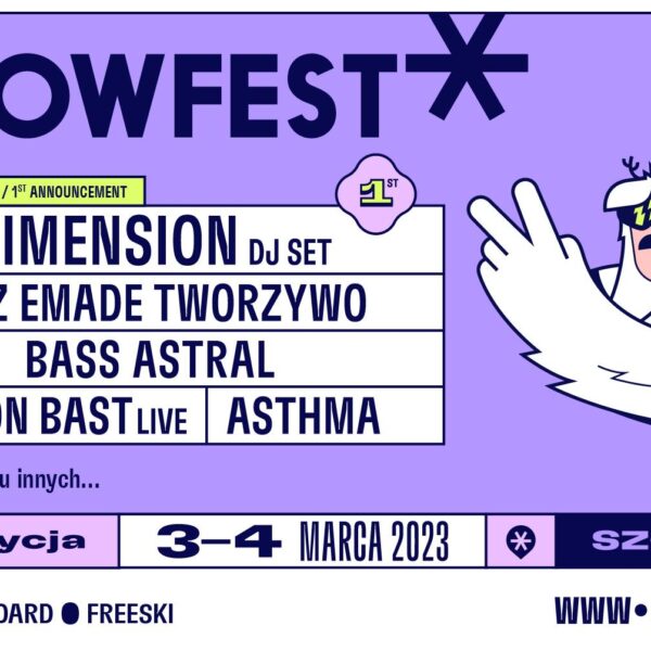 SnowFest Festival 2023 ogłosił pierwszych artystów!