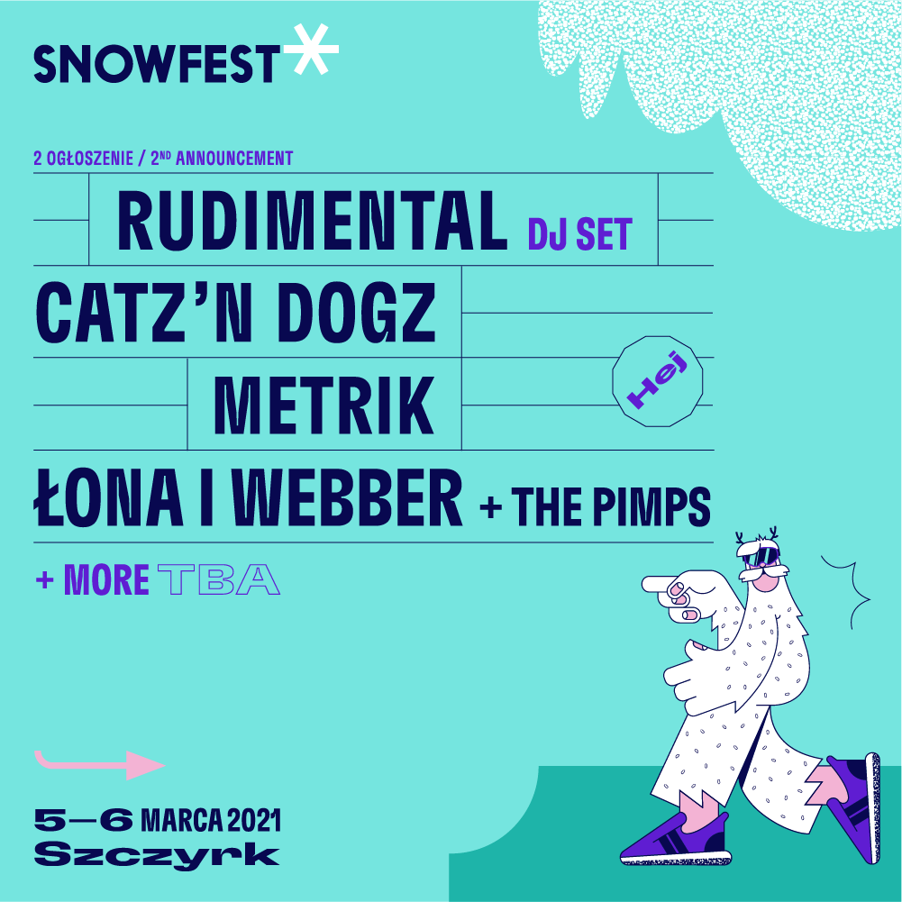 Za 3 miesiące SnowFest Festival 2021! Drugie ogłoszenie artystów!